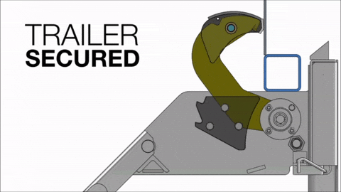 Animation: Shadow Hook Vehicle Restraint Helps secure Intermodal Container Chassis