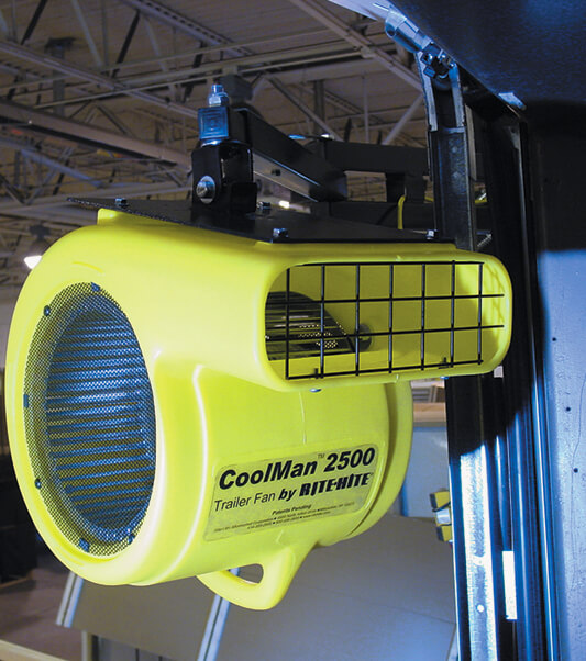 Coolman Trailer Fan Increases Employee Comfort Productivity Rite Hite