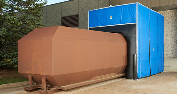 Zoneworks® Insulated Compactor Enclosure | Rite-Hite