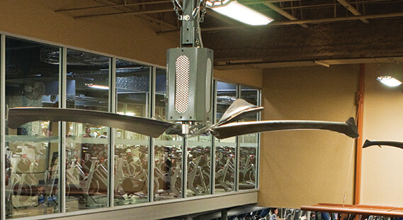 Four Blade Hvls Rave Fan Rite Hite