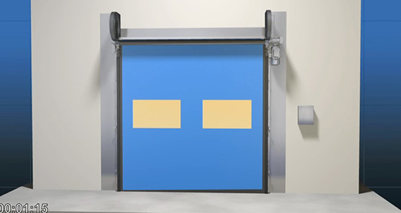Fastrax Clean Room Door Animation
