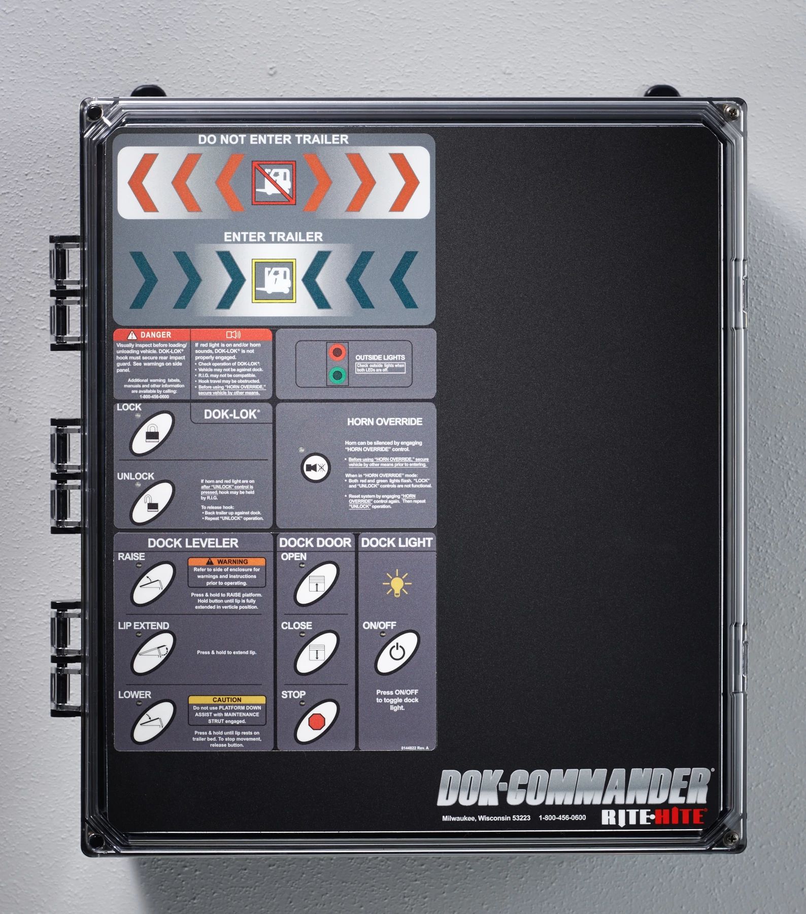 Interlock Controls for Dock Equipment Vehicle Restraints